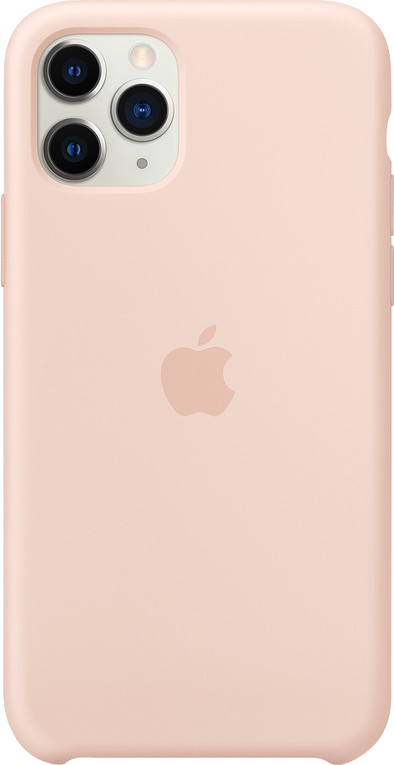 Apple iPhone 11 Pro Silicone Back Cover Rozenkwarts is nooit meer leverbaar