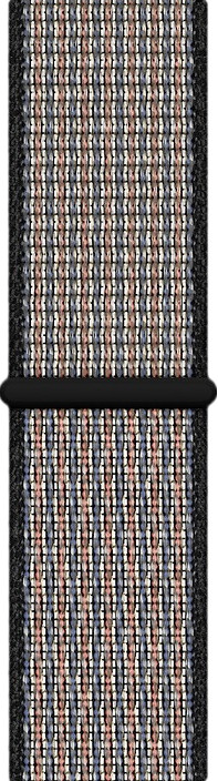 Apple Watch 40mm Nylon Sport Loop Horlogeband Nike Royal Pulse/Lava Glow is nooit meer leverbaar