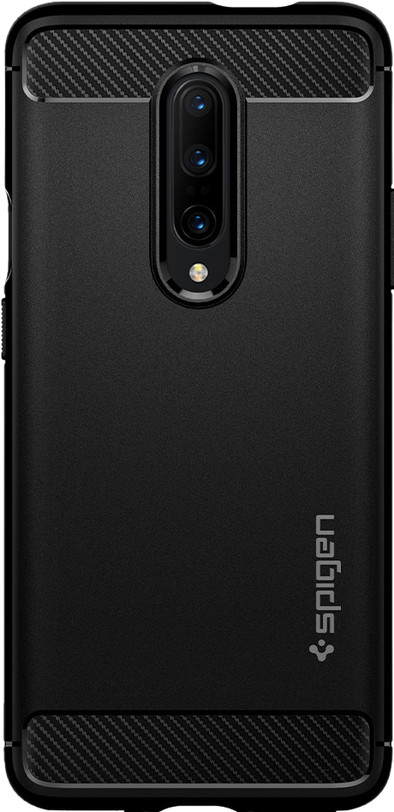 Spigen Rugged Armor OnePlus 7T Pro Back Cover Black is no longer available