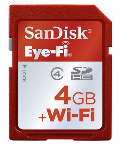 Sandisk Eye-Fi SDHC 4GB Class 4 is nooit meer leverbaar