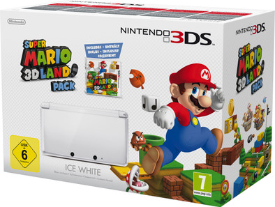 Nintendo 3DS Ice White + Super Mario 3D Land is nooit meer leverbaar