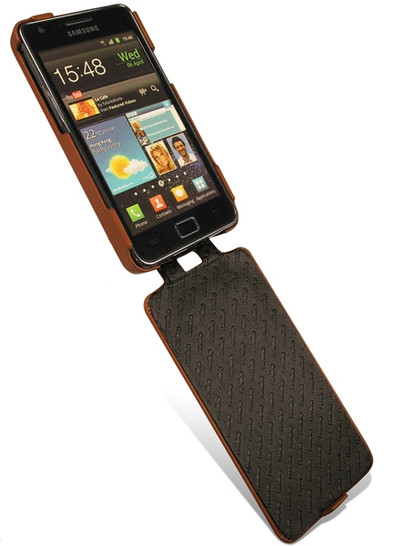 Noreve Tradition Leather Case Brown Samsung Galaxy S II / S II Plus is nooit meer leverbaar