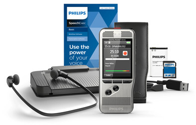 Philips PocketMemo Dicteer- en transcriptieset DPM7700 is nooit meer leverbaar