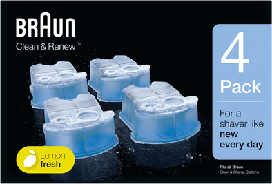 Braun Cleaning Fluid Clean &amp; Renew Cartridges (4 units) is no longer available