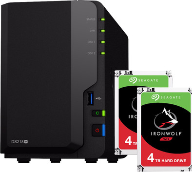 Synology DS218+ 8TB is nooit meer leverbaar