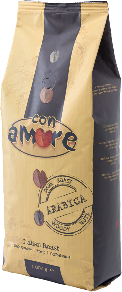 Caffe Con Amore Arabica koffiebonen 1 kg is nooit meer leverbaar