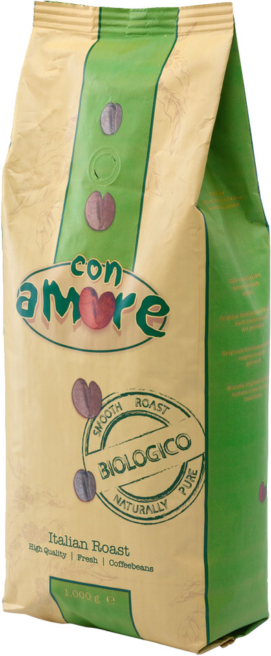 Caffe Con Amore Biologico koffiebonen 1 kg is nooit meer leverbaar