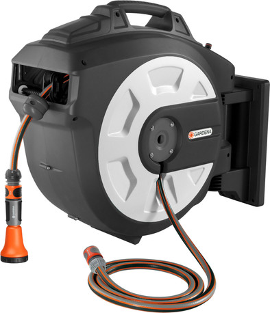 Gardena 30 m Roll-up Automatic met Broes is nooit meer leverbaar
