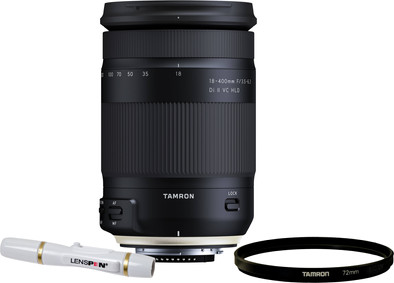 Tamron 18-400mm f/3.5-6.3 Di II VC HLD Nikon F + UV-Filter 72mm + Elite Lenspen is no longer available
