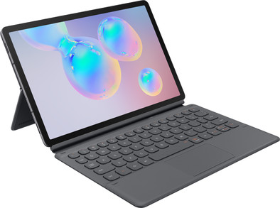 Samsung Galaxy Tab S6 Toetsenbord Hoes QWERTY Grijs is nooit meer leverbaar