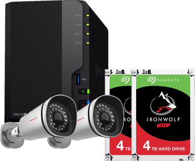 Outdoor surveillance package - Synology DS218+ with 8TB is no longer available