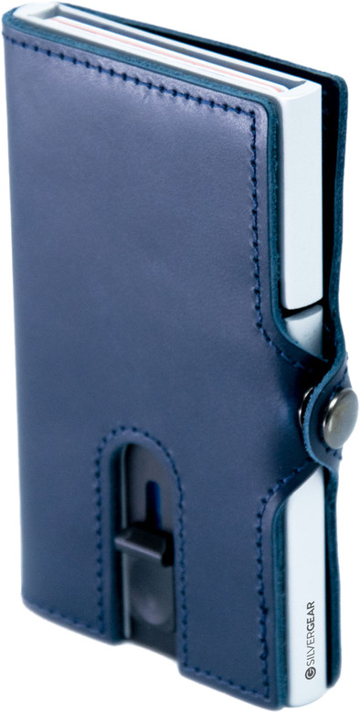 Silvergear Luxurious Card Holder Leather Blue is no longer available
