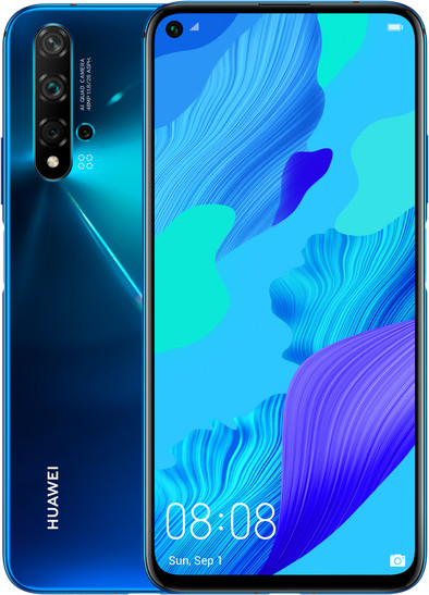 Huawei Nova 5T Blauw is nooit meer leverbaar
