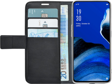 Azuri Wallet Magneet OPPO Reno 2 Book Case Zwart is nooit meer leverbaar