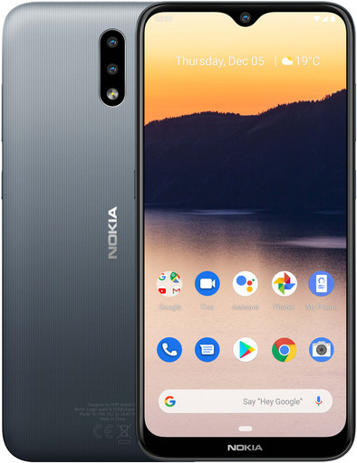 Nokia 2.3 Grijs is nooit meer leverbaar