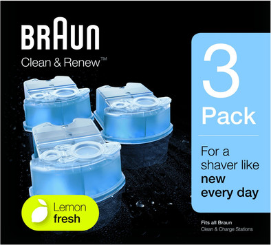 Braun Cleaning Fluid Clean &amp; Renew Cartridges (3 units) is no longer available