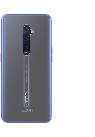 Azuri TPU OPPO Reno 2 Back Cover Transparant is nooit meer leverbaar
