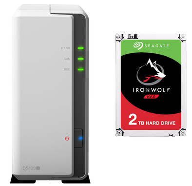 Synology DS120j + 2 TB is nooit meer leverbaar