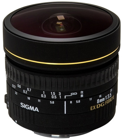 Sigma 8mm f/3.5 EX DG Circular Fisheye Canon is nooit meer leverbaar