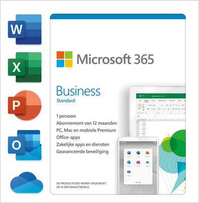 Microsoft 365 Business Standard NL 1 jaar Abonnement is nooit meer leverbaar