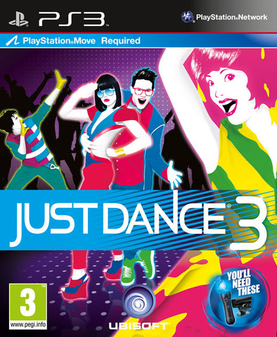 Just Dance 3 Move PS3 is nooit meer leverbaar