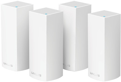 Linksys Velop tri-band Mesh Wifi (4-pack wit) is nooit meer leverbaar