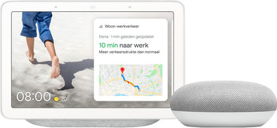 Google Nest Hub Chalk + Nest Mini Wit is nooit meer leverbaar
