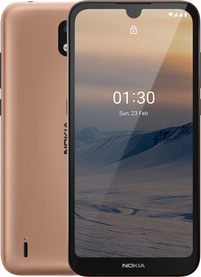 Nokia 1.3 16GB Goud is nooit meer leverbaar