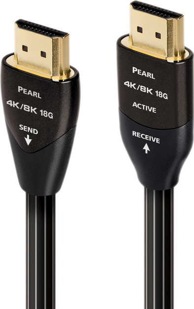 AudioQuest Pearl HDMI Kabel 4K 50Hz 10 Meter Zwart is nooit meer leverbaar