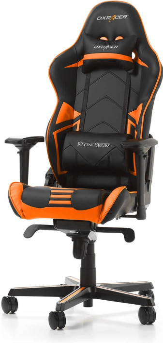 DXRacer RACING PRO Gaming Chair Zwart/Oranje is nooit meer leverbaar