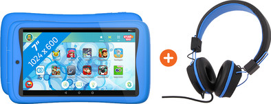 Kurio Tab Connect Studio 100 Blauw + Hoofdtelefoon is nooit meer leverbaar