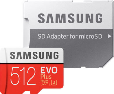 Samsung microSDXC EVO+ 512 GB 100MB/s CL 10 + SD adapter is no longer available
