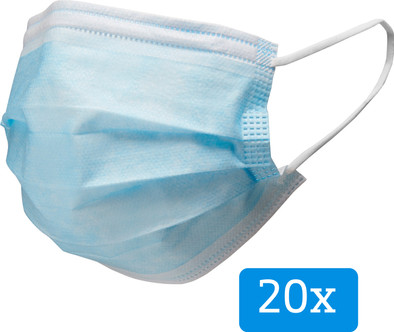 Mondkapje Type IIR (20 stuks) is nooit meer leverbaar