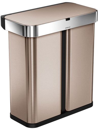 Simplehuman Liner Pocket Voice Control Recycler 24 + 34 Liter Rosé Goud is nooit meer leverbaar