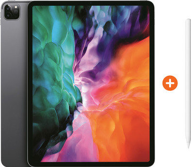 Apple iPad Pro (2020) 12.9 inch 256 GB Wifi Space Gray + Pencil 2 is nooit meer leverbaar