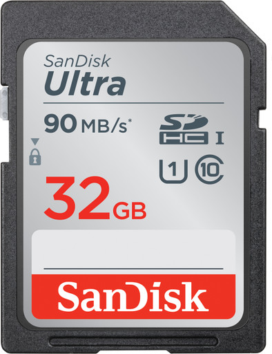 Sandisk SDHC Ultra 32GB Class10 UHS-1 is nooit meer leverbaar