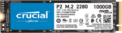Crucial P2 SSD 1 TB is nooit meer leverbaar