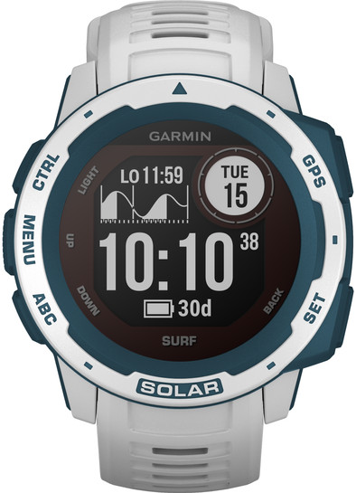Garmin Instinct Solar Surf Wit is nooit meer leverbaar