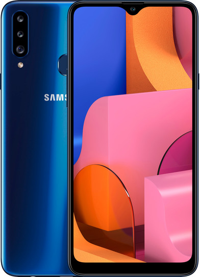 Samsung Galaxy A20s 32GB Blauw is nooit meer leverbaar