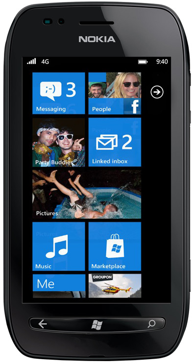 Nokia Lumia 710 Black is nooit meer leverbaar