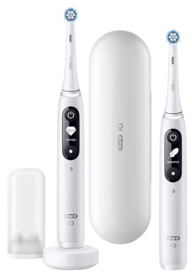 Oral-B iO - 7n - Elektrische Tandenborstel Wit, Duopack is nooit meer leverbaar