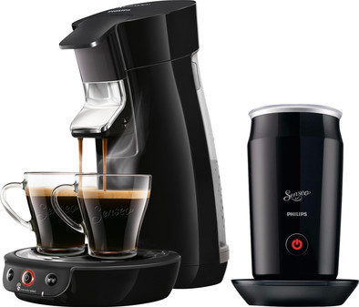 Philips Senseo Viva Café HD6563/60 Zwart + Melkopschuimer is nooit meer leverbaar