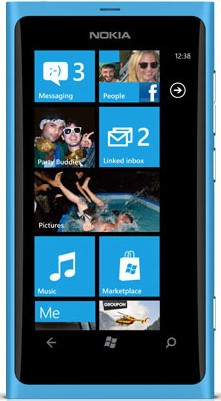 Nokia Lumia 800 Cyan Blue is nooit meer leverbaar