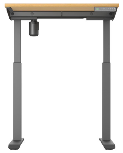 Worktrainer StudyDesk Zit Sta Bureau 80 x 80 Zwart/Beuken is nooit meer leverbaar