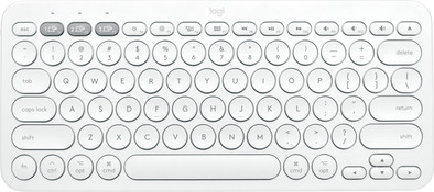 Logitech K380 Draadloos Toetsenbord QWERTY Wit is nooit meer leverbaar