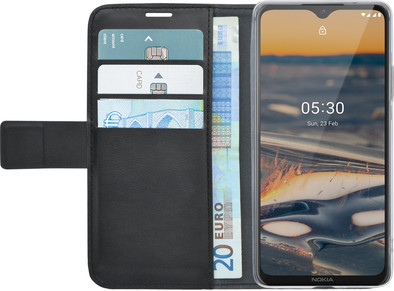 Azuri Wallet Nokia 5.3 Book Case Zwart is nooit meer leverbaar