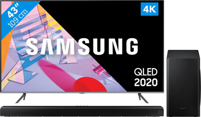 Samsung QLED 43Q64T + Soundbar is nooit meer leverbaar