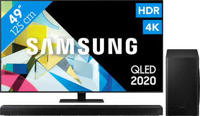 Samsung QLED 49Q80T + Soundbar is nooit meer leverbaar