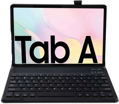 Just in Case Samsung Galaxy Tab A7 (2020) Premium Toetsenbord Hoes Zwart QWERTY is nooit meer leverbaar