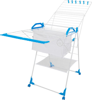 BlueBuilt Droogrek 25 meter met Wasmand, Wasknijpers en Waszak is nooit meer leverbaar